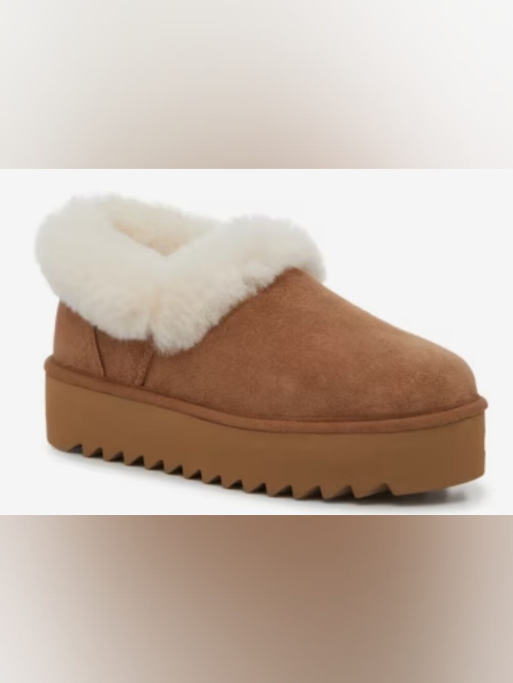 UGG Nita Slip-On Platform Slippers Size 8 Like New MSRP $140